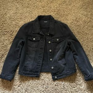 nasty gal black denim jacket | US6 (small)